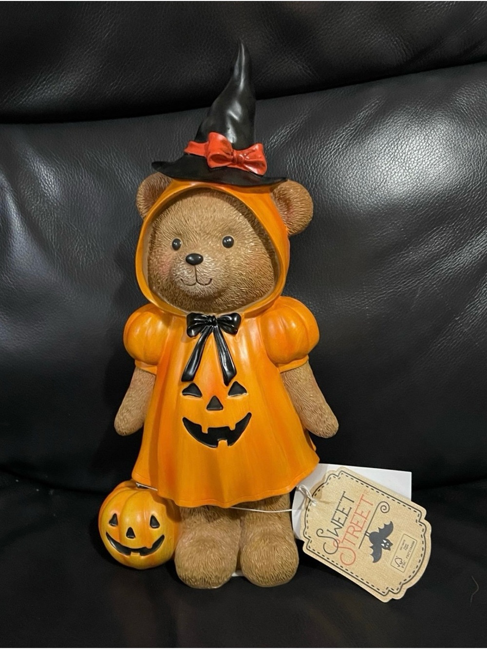 Pumpkin Bear Halloween Decor - Halloween Witch Teddy Bear Decor